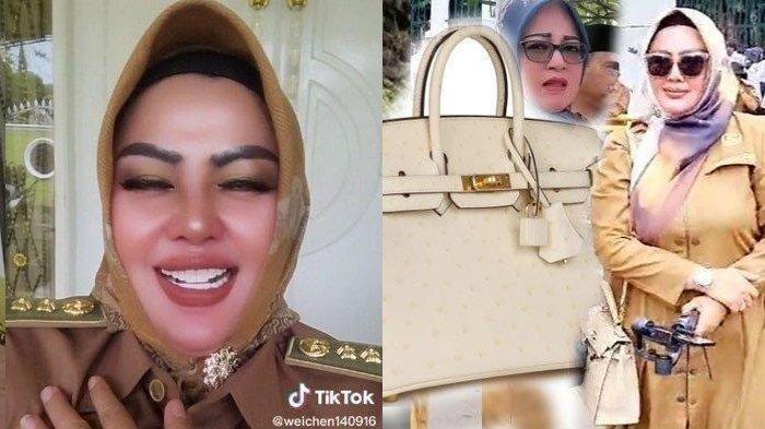 Pakai Tas Rp 713 Juta Saat Demo, Bu Kades Wiwin Komalasari Ternyata Sudah Tajir dari Dulu