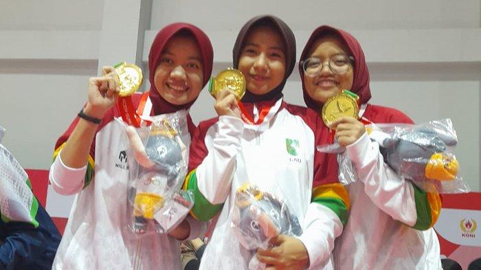 Walau Tampil Pincang, Anggar Riau Raih Medali Emas di Nomor Andalan di PON 2024