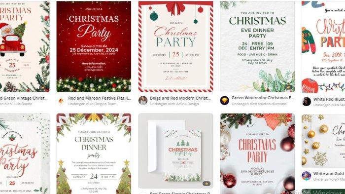Website untuk Buat Undangan Natal Digital 2023