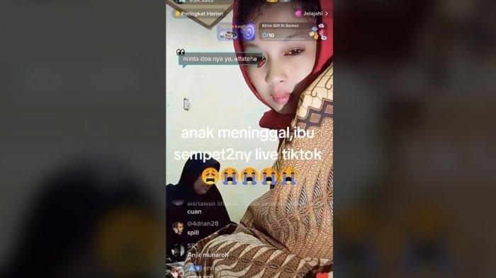 Wanita Ini Tetap Live Tiktok Saat Bayinya Kejang-kejang dan Meninggal Dunia