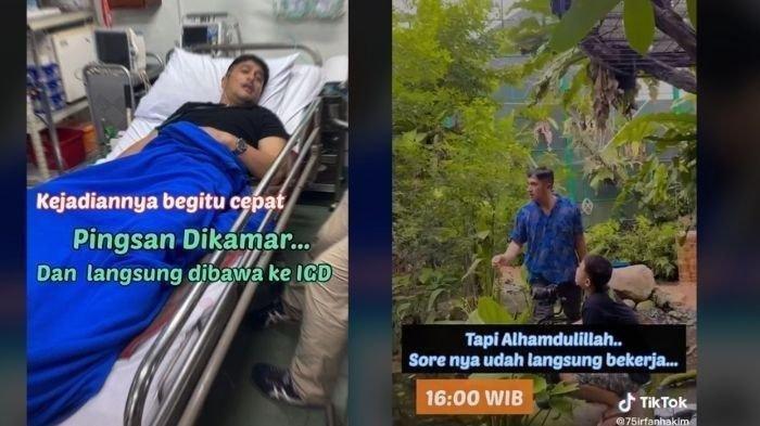 Ada Apa Sama Irfan Hakim, Dilarikan ke Rumah Sakit, Tapi 3 Jam Setelahnya Dilakukan Hal Tak Terduga