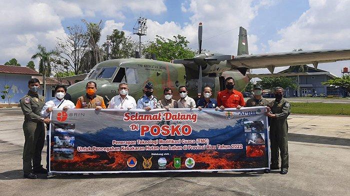 Tahun Ini PT RAPP Siapkan 12 Sortie, Dukung Operasi TMC Antisipasi Karhutla di Riau