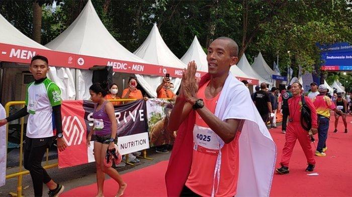 Indonesia International Marathon 2022, Agus Prayogo Jadi First Runner Full Marathon