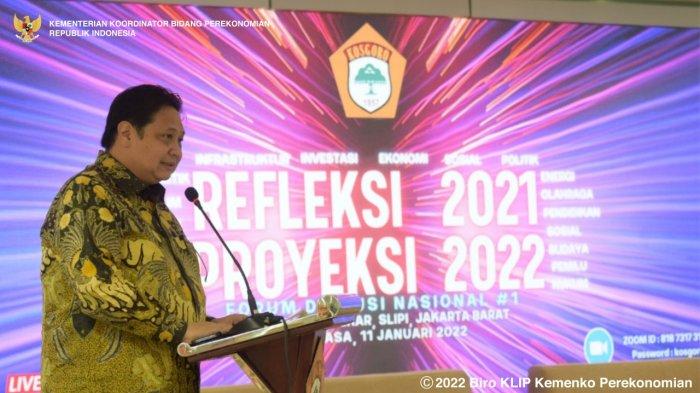 Menko Airlangga: Koordinasi & Sinergi Ditingkatkan untuk Jaga Momentum Pemulihan Ekonomi di 2022