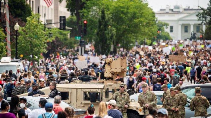 Amankan Demo George Floyd di Washington, Tentara Amerika Serikat Terinveksi Virus Corona