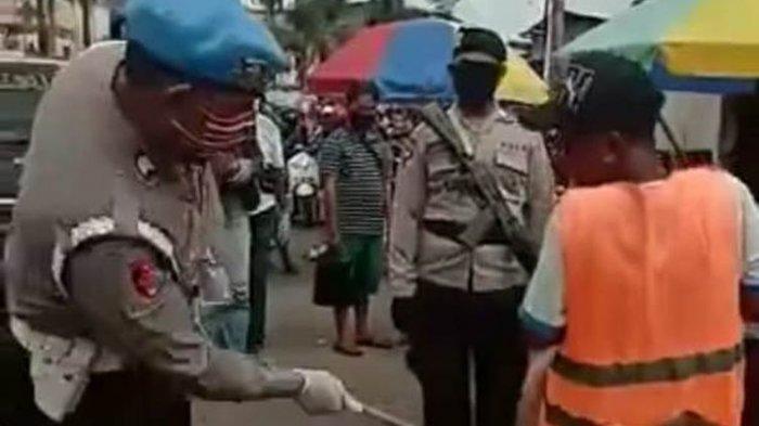 Pukuli Warga dengan Rotan karena Tak Pakai Masker, 8 Anggota Polisi Ditahan