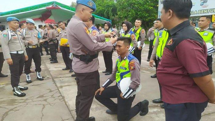 Rambut Personil Polres Inhu Langsung Digunting, Terjaring Razia Performance dan Netralitas