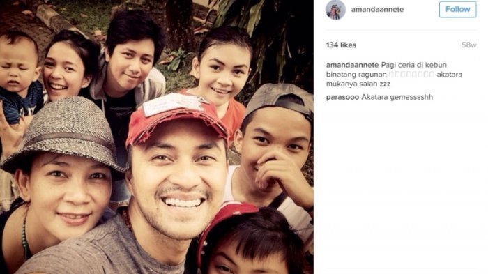 Harmonisnya Keluarga Anjasmara dan Dian Nitami: Annete Kini Punya Dua Anak