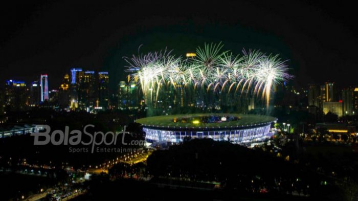 Panggung Megah Opening Ceremony Asian Game di Stadion GBK Itu Kini Tinggal Kenangan