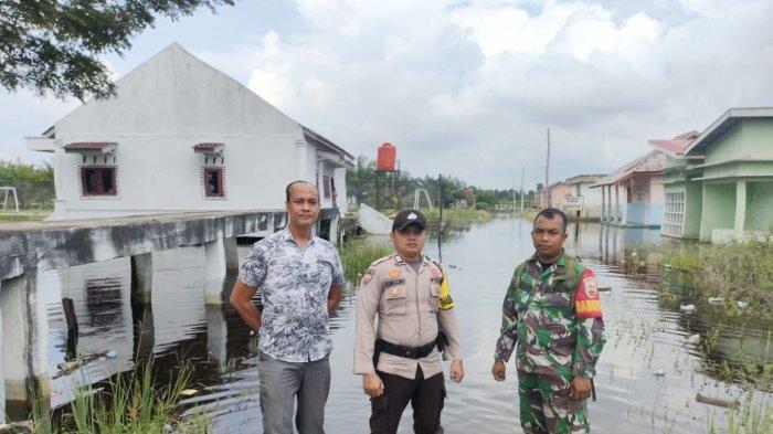 Puluhan Rumah dan Sejumlah Sekolah Terendam Banjir di Rantau Kopar Rohil