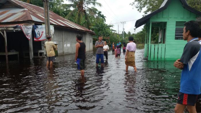 Curah Hujan Tinggi BPBD Bengkalis Patroli Daerah Rawan dan Imbau Warga Waspada