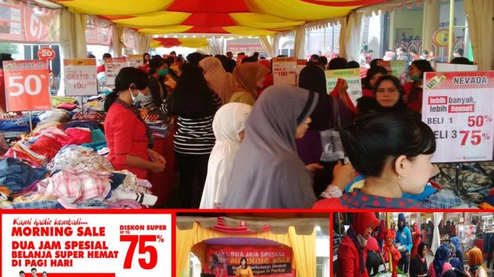 Jangan Lewatkan, Matahari Plaza Citra Pekanbaru Gelar Bazaar Morning Sale
