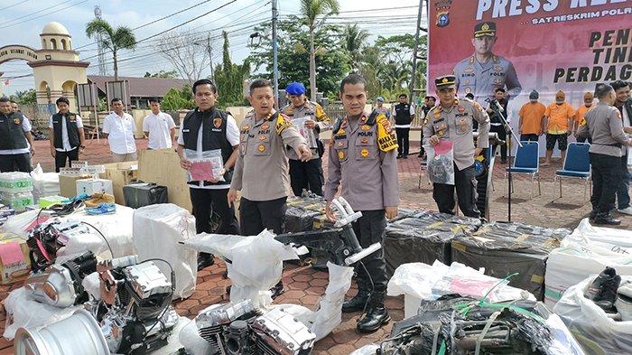 Nilai Barang dari Luar Negeri Tanpa Dokumen yang Disita Polres Bengkalis Rp 5 M, Ini Rinciannya