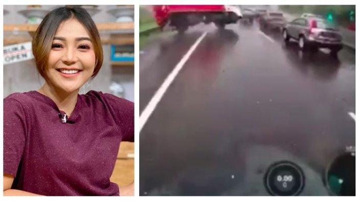 Video Detik-detik Kecelakaan yang Tewaskan Chacha Sherly, Ada Mobil Box yang Banting Setir dan Oleng