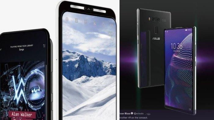 HP ASUS 5G, Ini Bocoran dan Tampilannya, Hadir dengan Dual Slider dan In-display Fingerprint