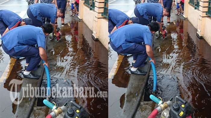 Curah Hujan Tinggi, BPBD Kepulauan Meranti Siagakan Mesin Pompa Air dan Perahu