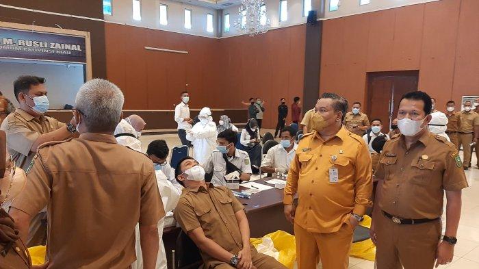 Puluhan Pegawai Dinas PUPR Riau Positif Covid-19 Hasil Swab Massal Langsung Diminta Isolasi Mandiri