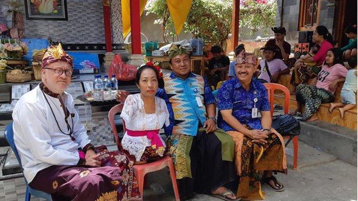 Bukti Cinta tak Memandang Kondisi Fisik, Bule Jerman Nikahi Gadis Bali Ni Ketut Raka