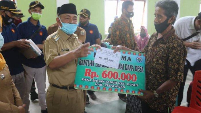 Penyaluran BLT Dana Desa bagi Warga Terdampak Covid-19 di Pelalawan Masuk Tahap lll, Ini Rinciannya