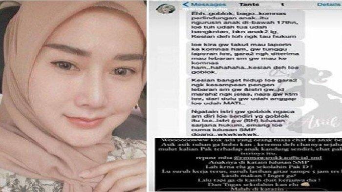 Chat Diduga Sumpah Serapah dan Caci Makin Doddy Sudrajat ke Vanessa Angel, Dibilang Haram dan Najis