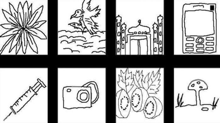 contoh jawabanan tes wartegg