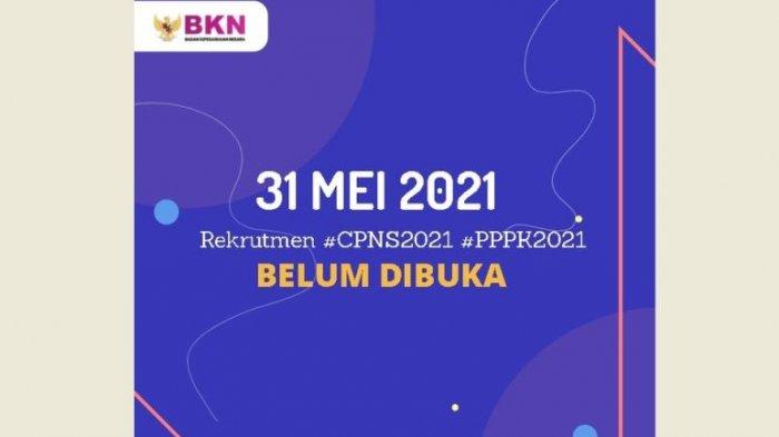 SABAR DULU, Pendaftaran CPNS 2021 Belum akan Dibuka pada 31 Mei, Ini Alasannya
