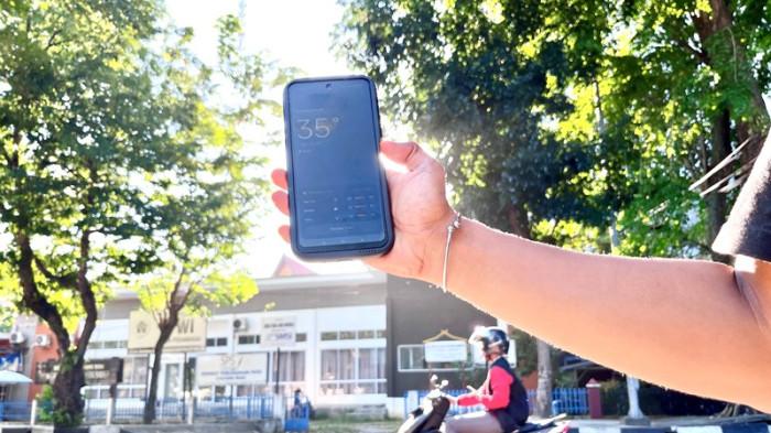 Cuaca Pekanbaru Bedengkang, Bahkan Sampai Malam Masih Terasa Panas