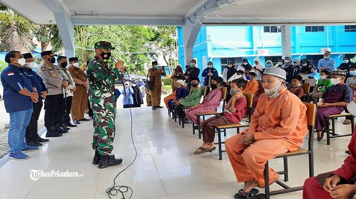 HUT ke-47 SMAN 8, Danrem 031 Wirabima Minta Siswa Tetap Pertahankan Prestasi Walau Pandemi