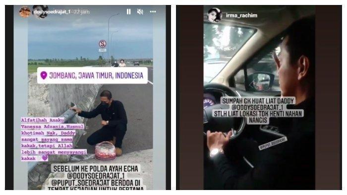Doddy Sudrajat Ayah Vanessa Angel Datangi Lokasi Kecelakaan Anaknya, Bawa Bunga Doakan Sang Anak