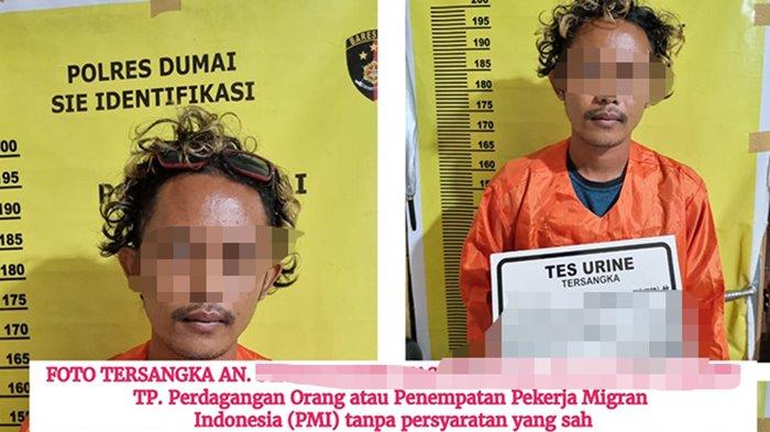 Buron Pelaku Tindak Pidana Perdagangan Orang di Dumai Diringkus Polisi Bersama 4 Calon PMI Ilegal