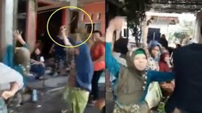 VIDEO: Nenek Ayunkan Golok Sambil Joget Dangdut Viral, Reaksi Warga Mengejutkan!