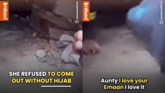VIDEO VIRAL Gempa Turki: Dibalik Reruntuhan, Wanita Ini Sempat Menolak Keluar karena Tak Pakai Hijab