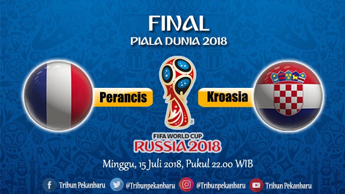 Final Piala Dunia 2018 Prancis vs Kroasia: Sosok Wasit Ini Akan Pimpin Laga Pamungkas