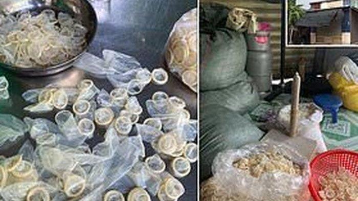Bikin JIJIK! 340 Ribu Kondom Bekas Didaur Ulang & Dijual Lagi: Dicuci & Dikeringkan