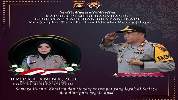 NASIB Tragis Polwan Berpangkat Bripka di Muba, Meninggal Dunia Saat Jemput Adik di Sungai