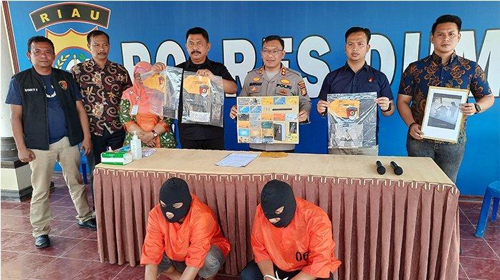 Puluhan Juta Terkuras, Modus Ganjal ATM Pakai Lidi, 2 Pria Asal Sumbar yang Beraksi di Dumai Dibekuk