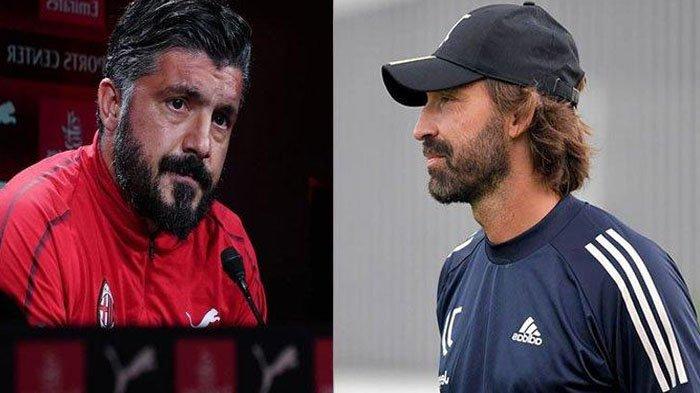 Juventus vs Napoli, Pirlo vs Gattuso, Siapa yang Paling Jago Racik Formasi, Link Streaming RCTI