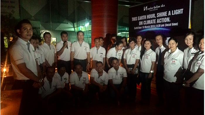 Gelar Earth Hour, Swiss-Belinn SKA Ajak Semua Tamu Hotel Padamkan Listrik Selama 1 Jam