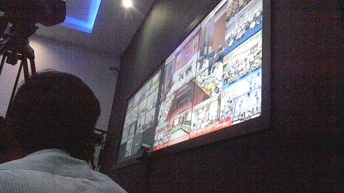Gubernur Riau Syamsuar dan Forkompinda Video Comference Sama Kemendagri Terkait Kesiapan Pemilu 2019