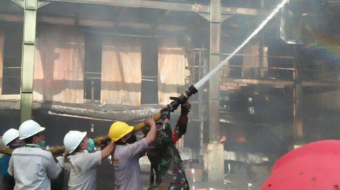 Belum Diketahui Jumlah Korban Jiwa, Kebakaran Gudang Ampas Sawit di Dumai