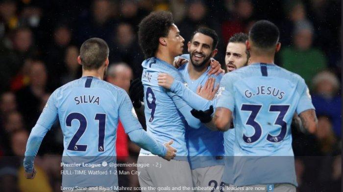 Live Streaming Leicester City Vs Manchester City, Live BeinSport Xtra, Cara Nonton Lewat Hape