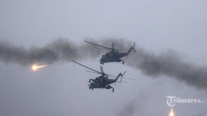 VIDEO DETIK-DETIK Helikopter Rusia Ditembak Jatuh dengan Rudal Ukraina