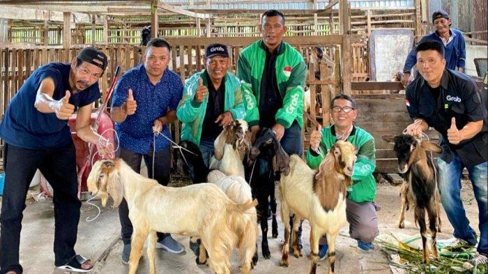 Mitra Aktif di Pekanbaru Terima Hewan Kurban dari Grab di Momen Idul Adha