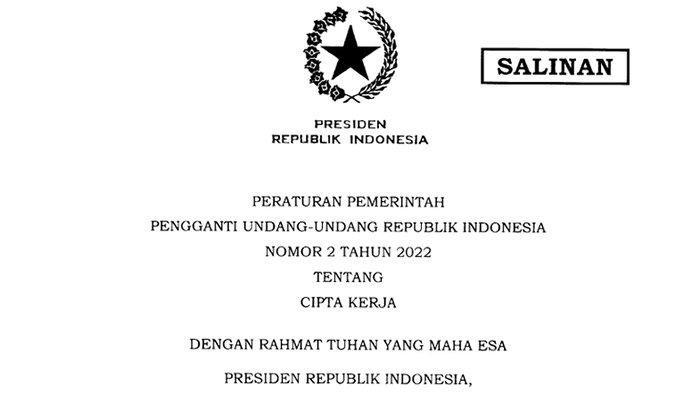 Isi Perppu Cipta Kerja, Aturan Baru Soal Pesangon, Penggantian Hak & Jam Kerja Karyawan