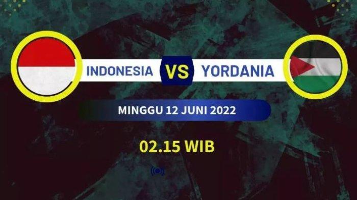 HASIL Indonesia vs Yordania di Babak Pertama Kualifikasi Piala Asia