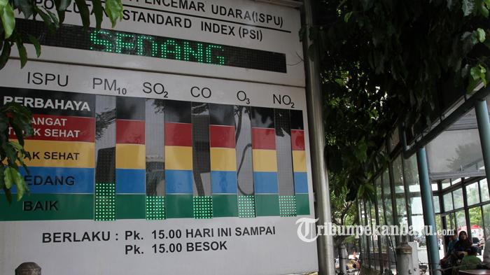 Kualitas Udara Pekanbaru Membaik, Kini Ada di Level Sedang