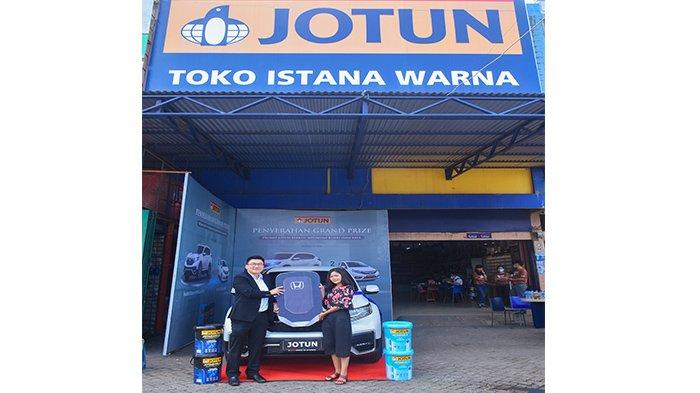 Jotun Serahkan Hadiah Honda CRV ke Gadis Asal Pekanbaru, Kaget Awalnya Sempat Dikira Penipuan