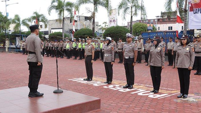 Kasat Reskrim Polres Dumai Naik Pangkat Bersama 25 Personil Lainnya, Ini Pesan Kapolres Dumai.
