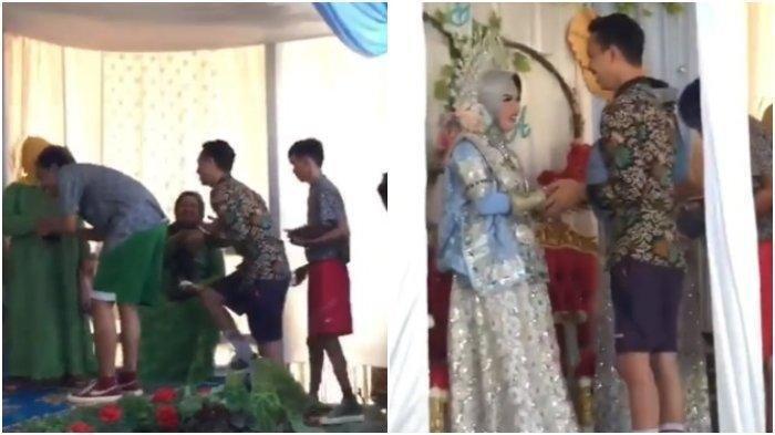 Kocak, Rombongan Pria Hadiri Nikahan Teman Pakai Celana Bola Atasan Batik,Video dan Pengakuan Wanita