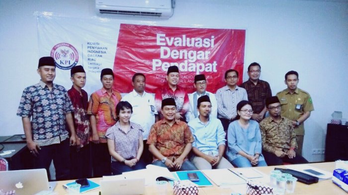 KPID Riau Lakukan EDP Dua Lembaga Penyiaran